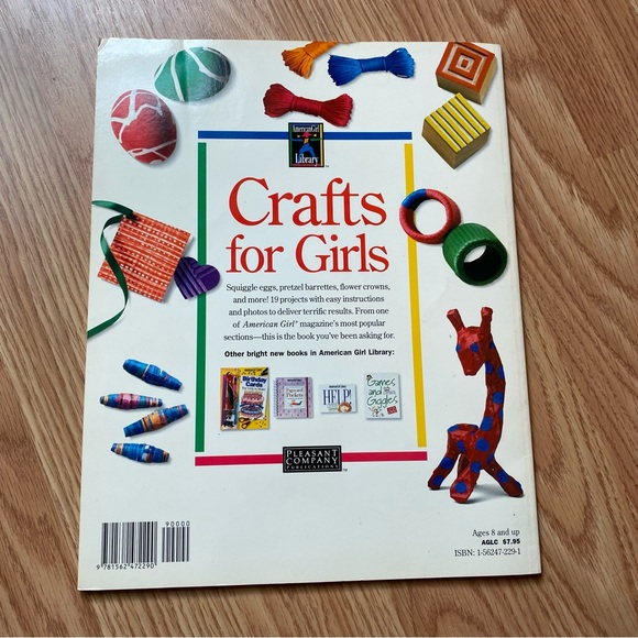 VTG American Girl Doll Library Crafts for Girls Book - Picture 6 of 6